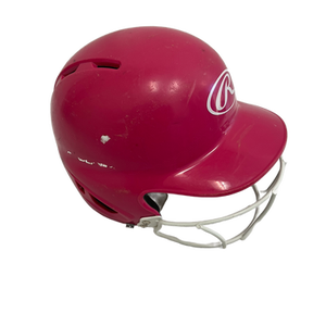 Used Rawlings MLTBH-R1 Batting Helmet w/Mask Pink One Size 11692-S000139063