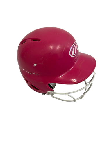Used Rawlings MLTBH-R1 Batting Helmet w/Mask Pink One Size 11692-S000139063
