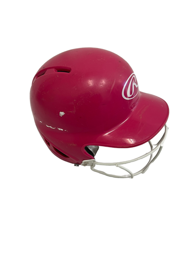 Used Rawlings MLTBH-R1 Batting Helmet w/Mask Pink One Size 11692-S000139063