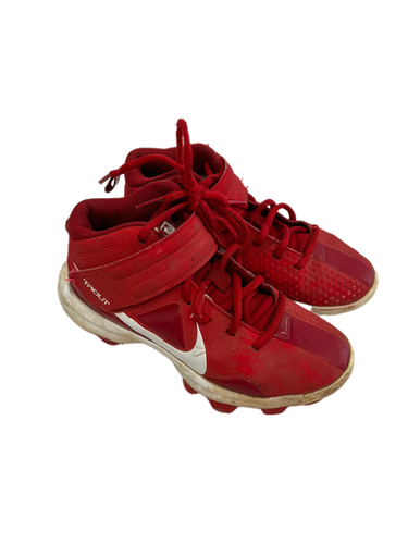Used Nike TROUT BB/SB Cleats Red Junior 02 11692-S000139083