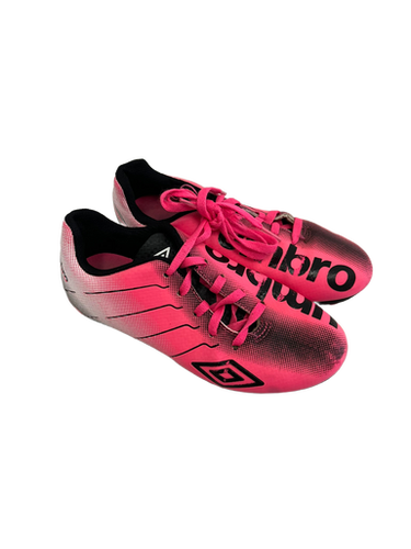 Used Umbro BLK/PINK Soccer Cleats Pink Junior 01 11692-S000139086