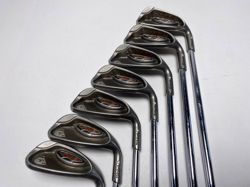 Ping G10 Iron Set 5-PW+SW Silver Dot 4* Up AWT Regular Steel Mens RH