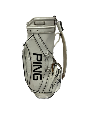 Used Ping CART BAG Mens Cart Bag White 11692-S000139095