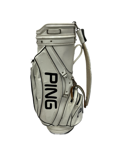 Used Ping CART BAG Mens Cart Bag White 11692-S000139095