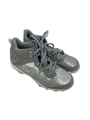 Used Under Armour BH BB/SB Cleats Grey Junior 04 11692-S000139101