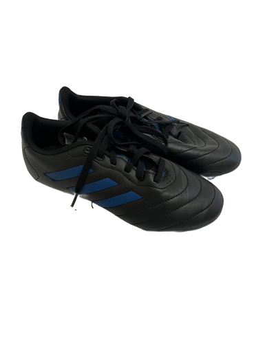 Used Adidas GOLETTO Soccer Cleats Black And Navy Blue Junior 03.5 11692-S000139133