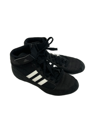 Used Adidas HVC Wrestling Shoes Black Junior 04 11692-S000139134