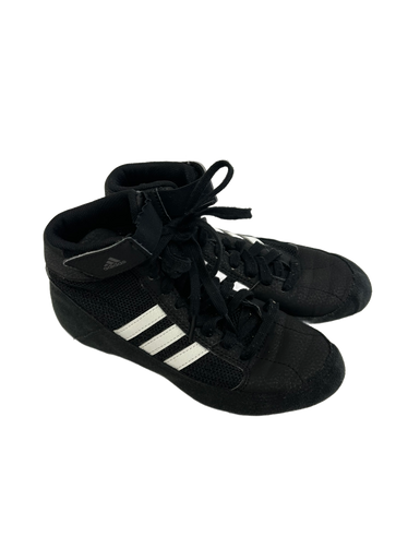 Used Adidas HVC Wrestling Shoes Black Junior 04 11692-S000139134