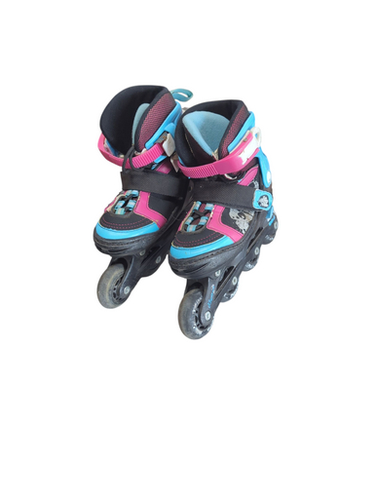 Used Kryptonics ADJ 1-4 Junior Rec Fitness Skates Carolina Blue Adjustable 11833-S000164126