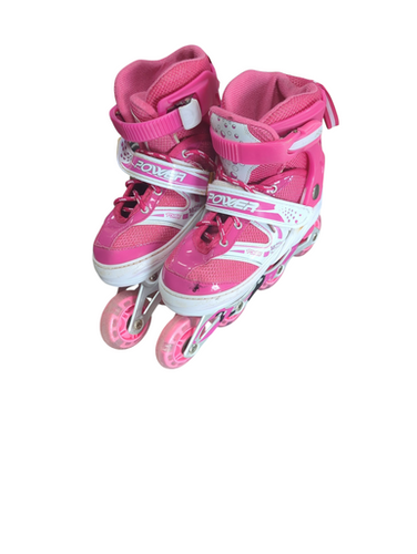 Used PRINCESS SKATES ADJ Junior Rec Fitness Skates Pink Adjustable 11833-S000164184