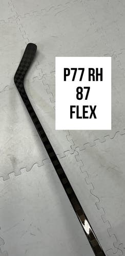 Senior(1x)Right P77 87 Flex ProBlackStock™ Unbranded Blackouts Pro Stock Hockey Sticks