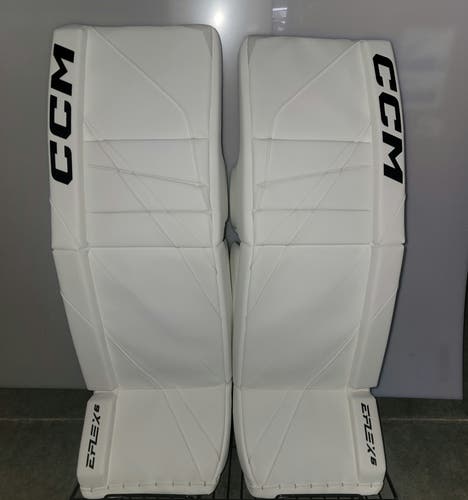 34+1" CCM Eflex 6 Goalie Leg Pads (New)