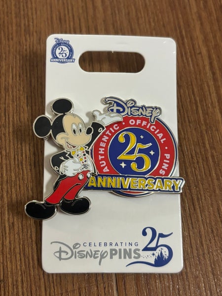 Mickey Mouse Walt Disney World 25th Anniversary of Pin Trading Collectible Pin