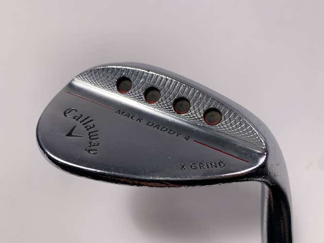 Callaway Mack Daddy 4 Chrome Lob Wedge LW 58* 12 X-Grind True Temper DG Mens RH
