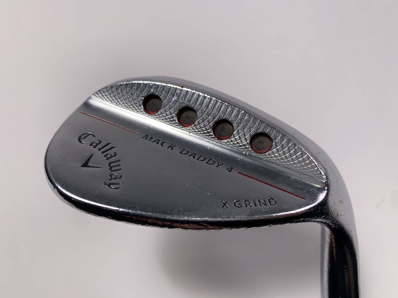 Callaway Mack Daddy 4 Chrome Lob Wedge LW 58* 12 X-Grind True Temper DG Mens RH