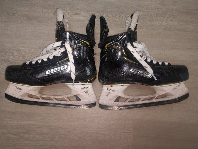 Bauer Supreme 2S Pro Hockey Skates Extra Wide Width Size 4 with Bauer Speed Plate 2.0  (Used)