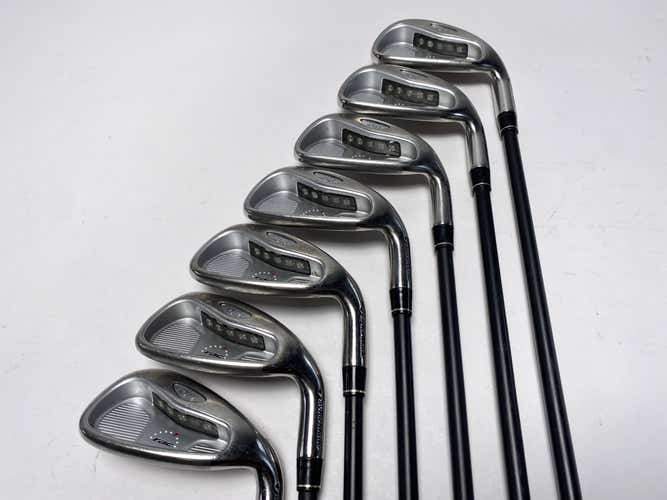 TaylorMade Rac OS 2005 Iron Set 3-PW UG65 Regular Graphite Mens RH- No 4i