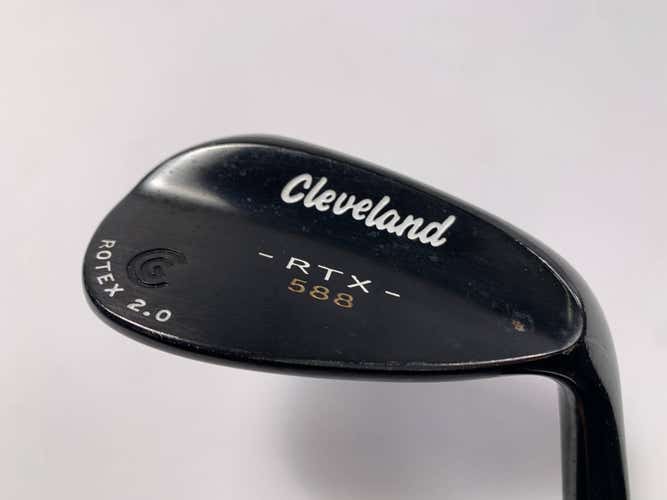 Cleveland 588 RTX 2.0 Black Satin Lob Wedge LW 60* True Temper DG Wedge Mens RH