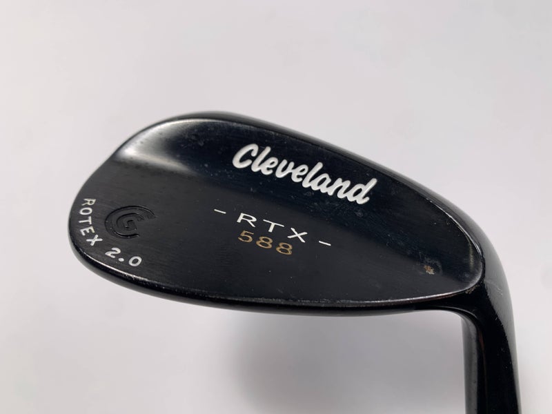 Cleveland 588 RTX 2.0 Black Satin Lob Wedge LW 60* True Temper DG Wedge Mens RH