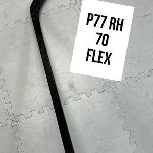 Senior(1x)Right P77-70 Flex ProBlackStock™ Pro Black Unbranded Blackouts Pro Stock Hockey Sticks