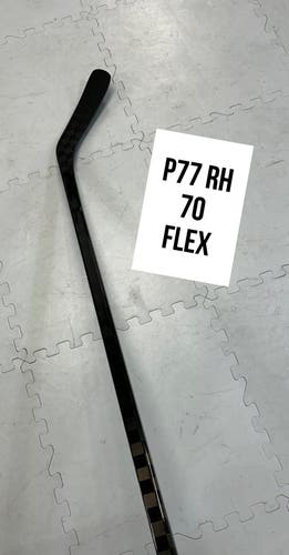 Senior(1x)Right P77-70 Flex ProBlackStock™ Pro Black Unbranded Blackouts Pro Stock Hockey Sticks