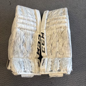 Used CCM E FLEX 860 Goalie Leg Pads Inter None 30" 11858-S000077387