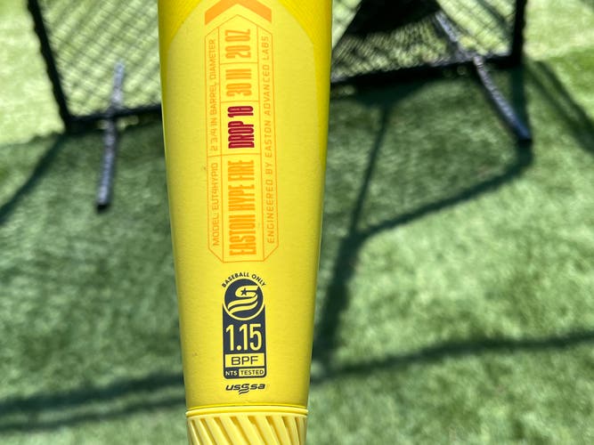 Easton Hype Fire Composite USSSA Certified Bat (-10)  20 oz 30" (Used)