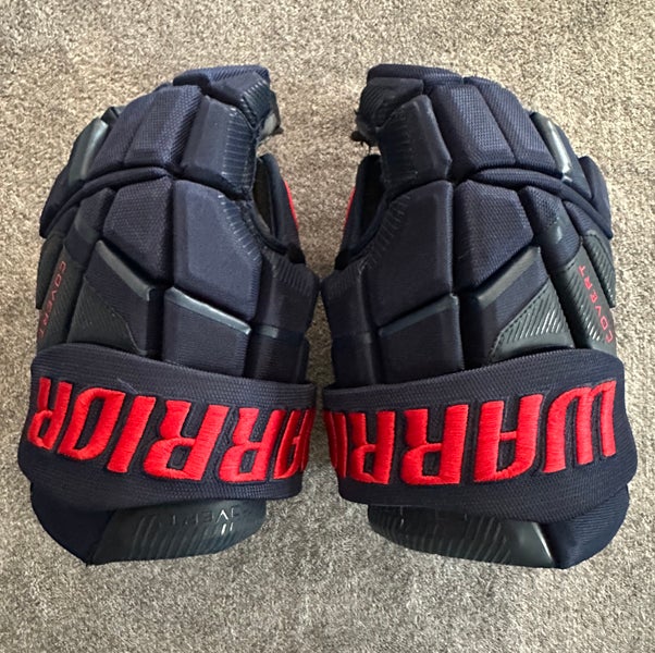 Warrior Covert QR6 Pro Gloves New York Rangers 3rd 14" Pro Stock (Used)