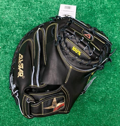 All Star Pro Elite Series 34" Baseball Catchers Mitt CM3000MBK - Black