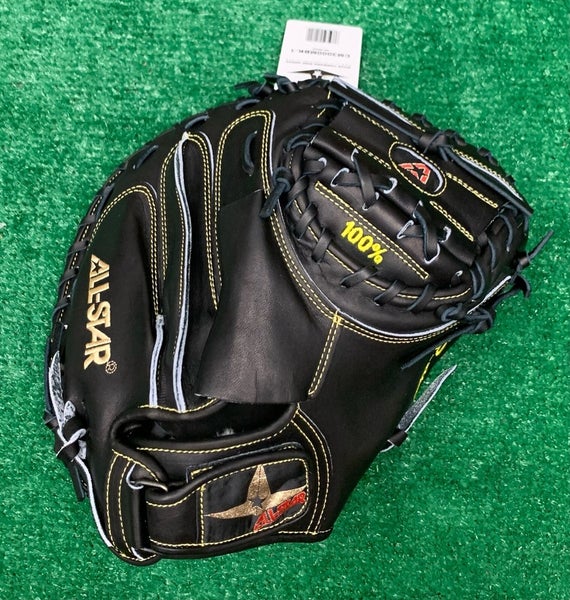 All Star Pro Elite Series 34" Baseball Catchers Mitt CM3000MBK - Black