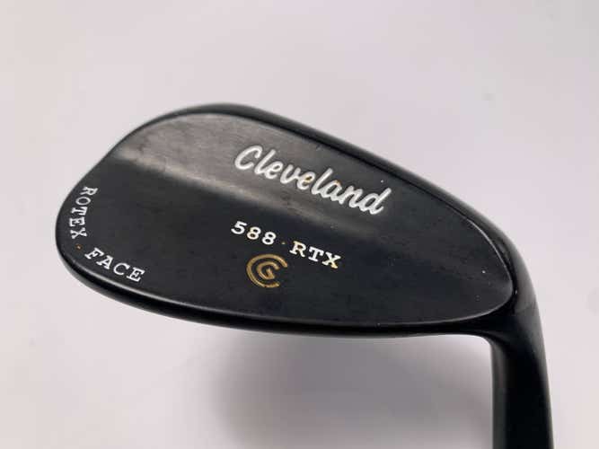 Cleveland 588 RTX Black Pearl Lob Wedge LW 58* 8 True Temper DG Wedge Mens RH