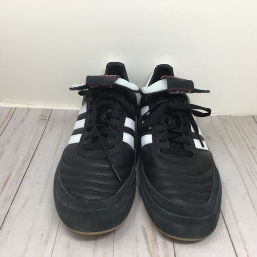 Black Men's Size 10.5 Adidas Mundial Goal Indoor Soccer Sneaker (Used)