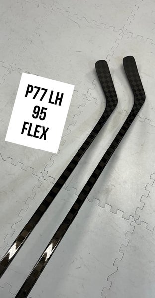 Senior(2x)Left P77-95 Flex ProBlackStock™ Unbranded Blackouts Pro Stock Hockey Sticks