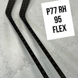 Senior(2x)Right P77-95 Flex ProBlackStock™ Unbranded Blackouts Pro Stock Hockey Sticks