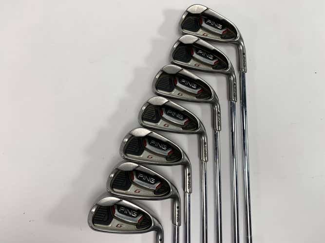 Ping G20 Iron Set 4-PW Black Dot CFS Regular Steel Mens RH