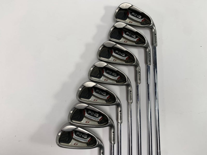 Ping G20 Iron Set 4-PW Black Dot CFS Regular Steel Mens RH