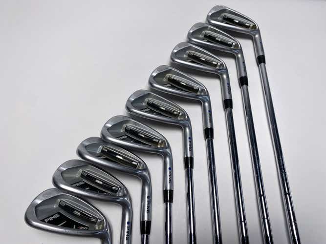 Ping i20 Iron Set 5-PW+GW+SW+LW Blue Dot 1* Up CFS Stiff Steel Mens RH