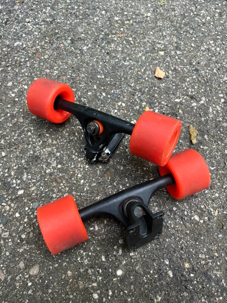Used Long-boarding Trucks with Wheels