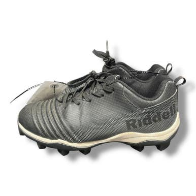 Used RIDDELL BB/SB Cleats Black Junior 05 11375-S000363892