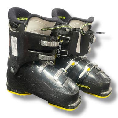 Used Rossignol COMP J 4 Boys DH Ski Boot Black 245 MP - M06.5 - W07.5 11375-S000363883