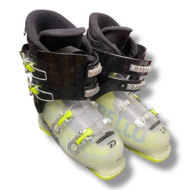 Used Dalbello MENACE 4 Boys DH Ski Boot Optic Yellow 255 MP - M07.5 - W08.5 11375-S000363884