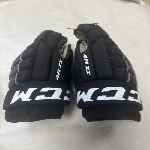 Youth Size 9 Inch CCM 4R II Ice Hockey Player Gloves