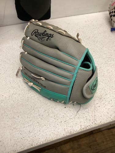 Used Rawlings PLAYERS SERIES BB/SB Glove RH Throw Grey 11" 11443-S000196100
