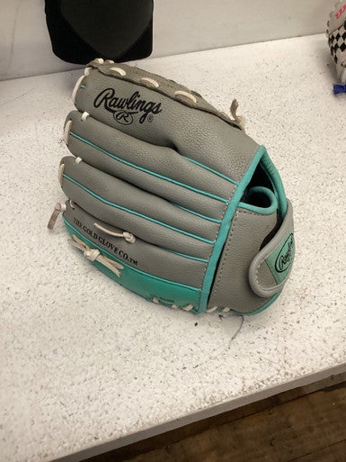 Used Rawlings PLAYERS SERIES BB/SB Glove RH Throw Grey 11" 11443-S000196100