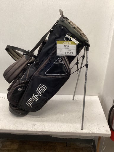 Used Ping STAND BAG Mens Stand Bag Grey 11443-S000196044
