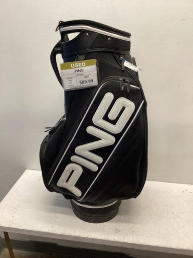 Used PING CART BAG Mens Cart Bag Black 11443-S000196043