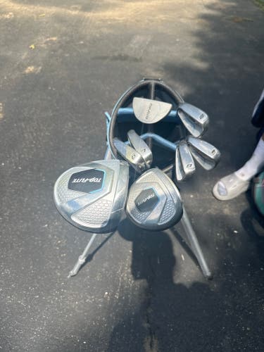 Women's Top Flite Left Hand Iron Set Ladies Flex Graphite Shaft (Used)