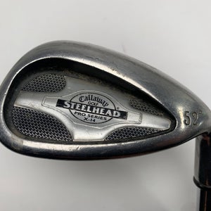 Callaway X-14 Pro Series Gap Wedge GW 52* Rifle Constant Weight Stiff Mens RH