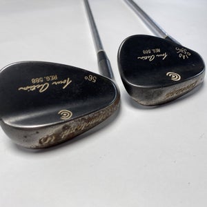 Cleveland 588 DSG Gunmetal Wedge Set 53* 56* True Temper DG Wedge Steel Mens RH