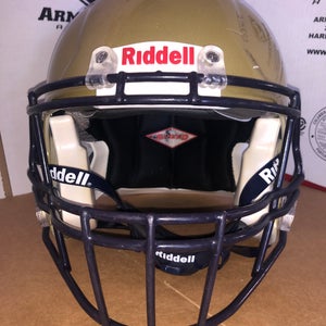 USED RIDDELL ADULT SPEED FOOTBALL HELMET - LARGE - VEGAS GOLD